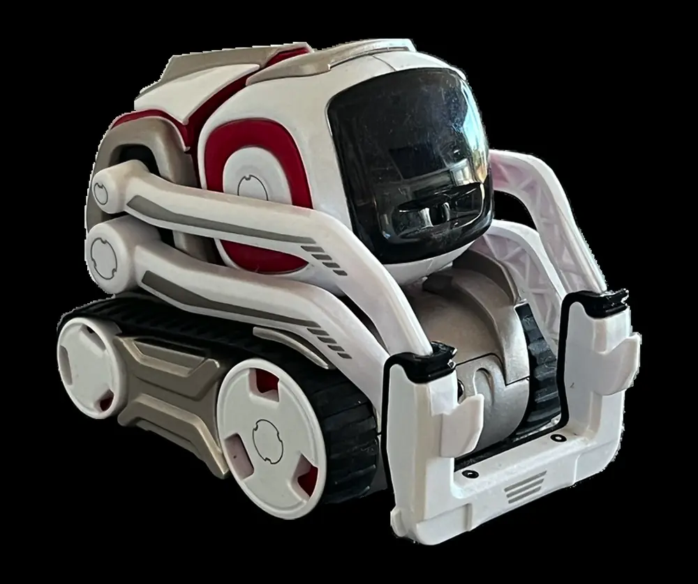 Anki Cozmo against a black background